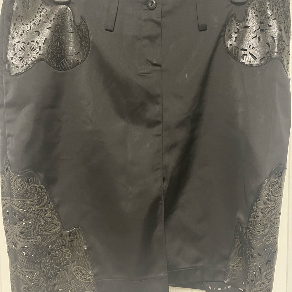 Chic Black Lace Women's Pencil Skirt